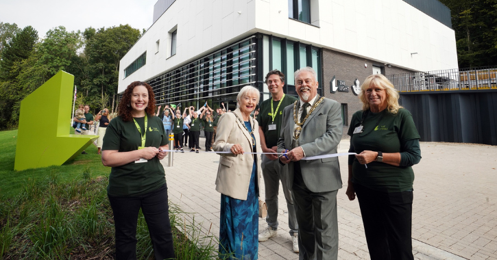 From left: Gillian Kirkbride, Durham County Council’s heritage venues and collections manager; Carole Rodiss, Chairman’s consort; Tony Guillan, artistic director of The Light; Cllr Robbie Rodiss, Chairman of Durham County Council; and Louise Robinson, heritage venues duty manager.